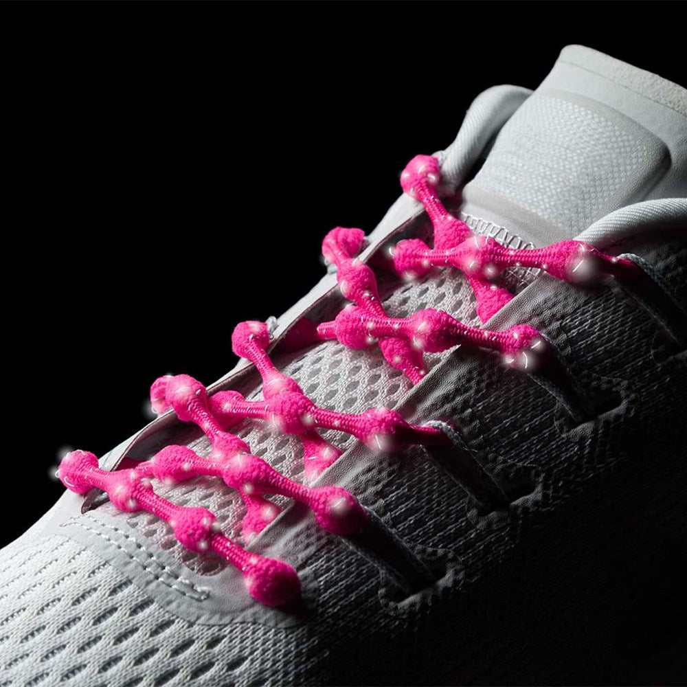 Caterpy Run No-Tie Laces - Reflective