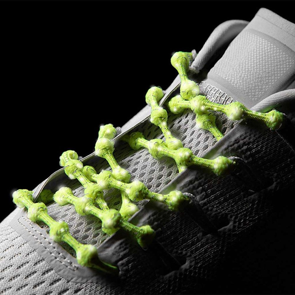 Caterpy Run No-Tie Laces - Reflective